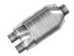 200 CPSI VA-Metallkatalysator oval/flach 2IN1OUT 54/66mm