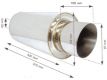 Edelstahl-Endschalld�mpfer im BIKE18-LOOK